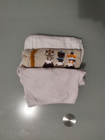 Lots de 3 bodies - 3 mois