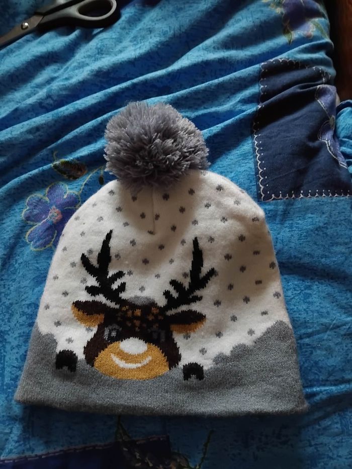 Bonnet renne et neige