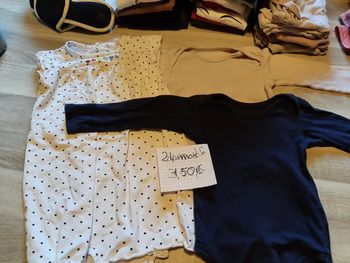 2 bodies et 1 bodie shirt 24mois