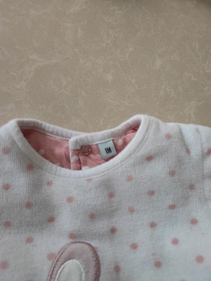 Adorable ensemble chaud  molletonné 🐰 1 mois - photo numéro 8