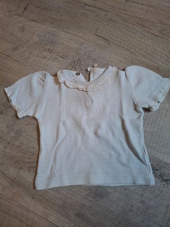 2 tee shirt fille 6 mois