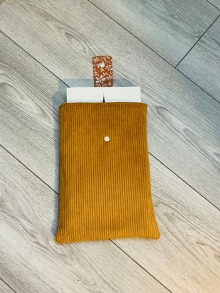 Pochette pour livre broché 28X21 moutarde - photo numéro 2