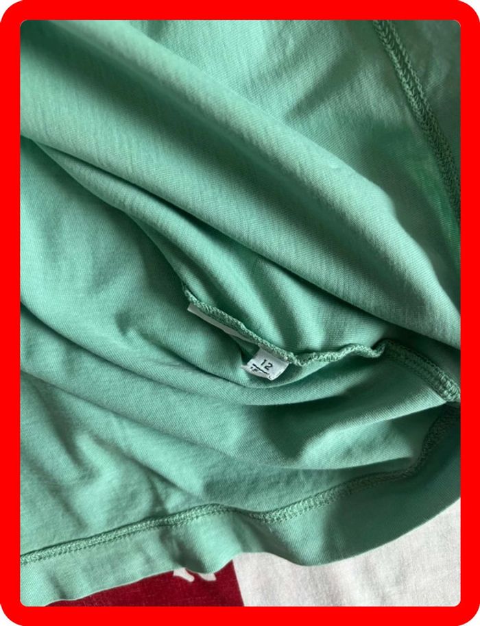 T-shirt Stone Island Junior taille xs vert menthe - photo numéro 6