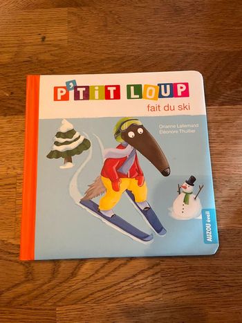 Livre P’tit Loup fait du ski