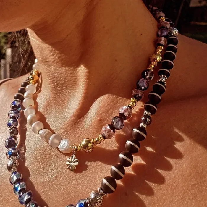 Collier perles naturelles - photo numéro 2