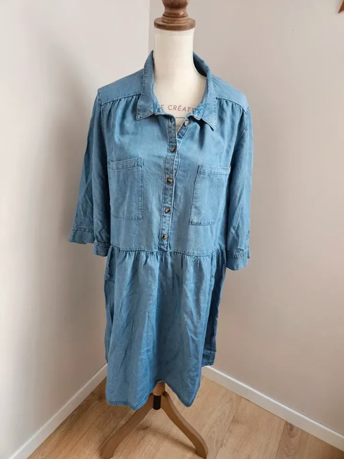 Robe en jean In Extenso T.48 - photo numéro 2