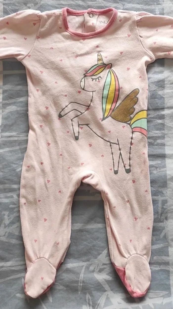 Pyjama bébé fille 3 mois - photo numéro 2