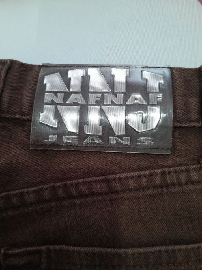 Jean vintage naf naf slim taille haute - photo numéro 3