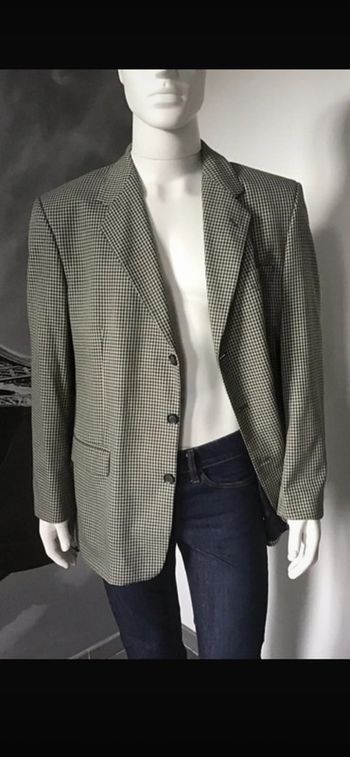 Veste vintage très loose beige marine M/L voir mensurations