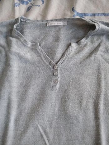 Pull gris léger