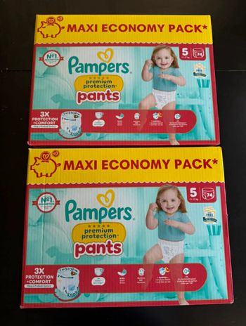 Pampers 5 Pants Premium 2 cartons 