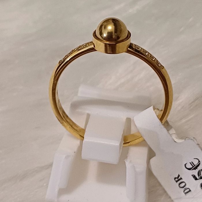 Bague zag en acier inoxydable taille 54 - photo numéro 4