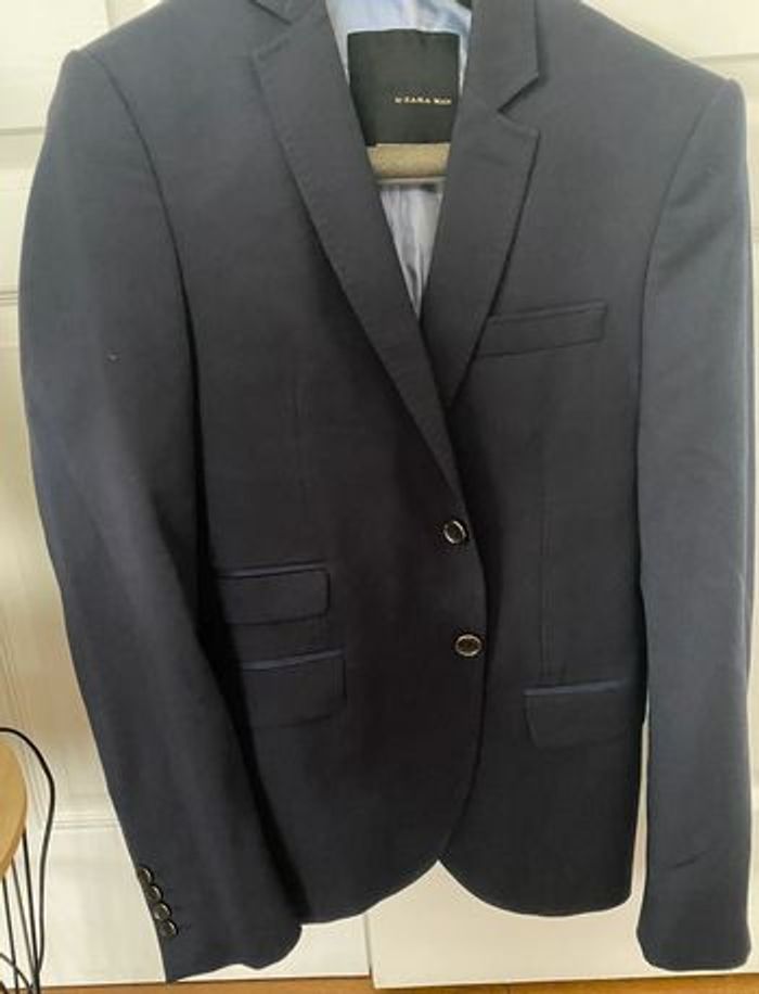 Veste Blazer - Zara Man - bleu taille 46