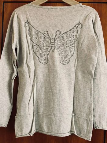Pull gris col v It Hippie neuf 38/40