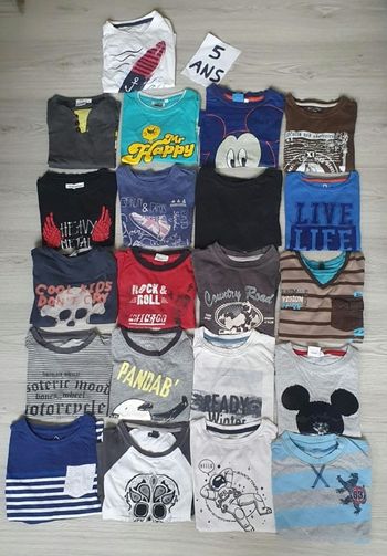 Lot t-shirts 5ans garçon