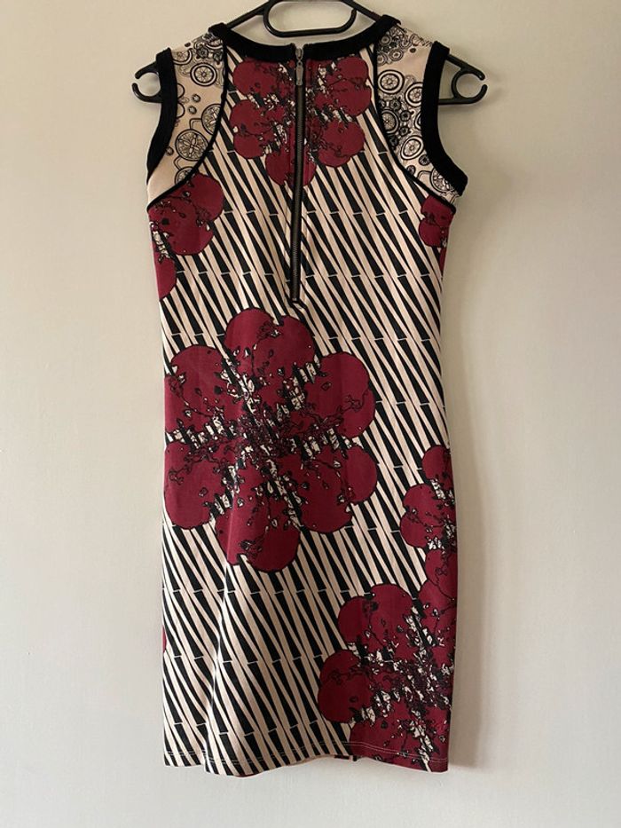 Robe beige/Bordeaux Smash Taille M - photo numéro 4