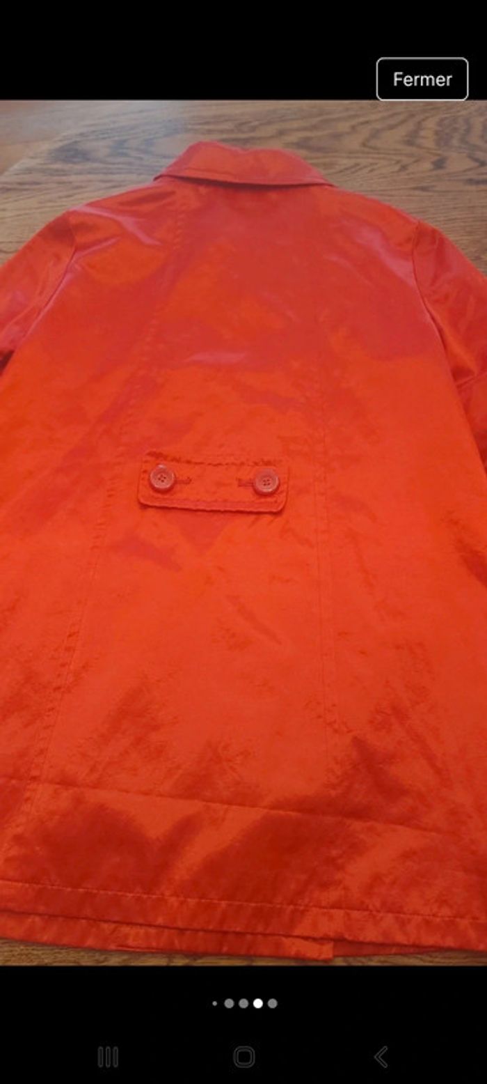 Veste trench rouge Vue sur Mer Ladies taille 38 - photo numéro 13