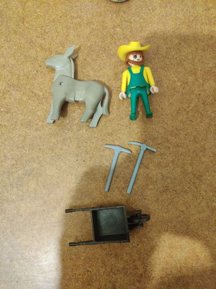 Playmobil chercher d'or avec mule - photo numéro 2