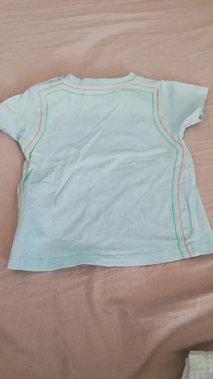 T shirt manches courtes cadet rousselle 6 mois - photo numéro 5