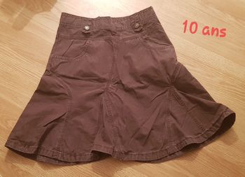 Jupe marron OKAIDI