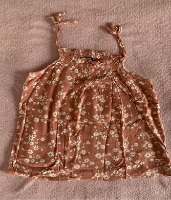 Joli haut fluide corail Kiabi 8 ans