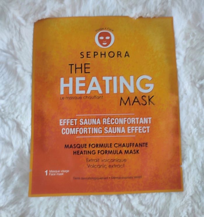 Masque chauffant en tissu Sephora