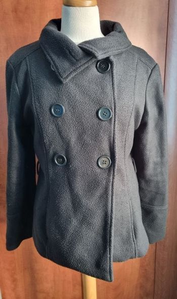 Caban noir à boutons taille 42-44