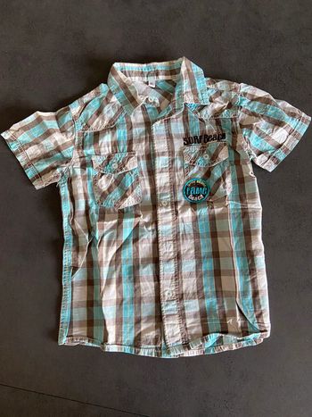 Chemise manches courtes garçon 8 ans