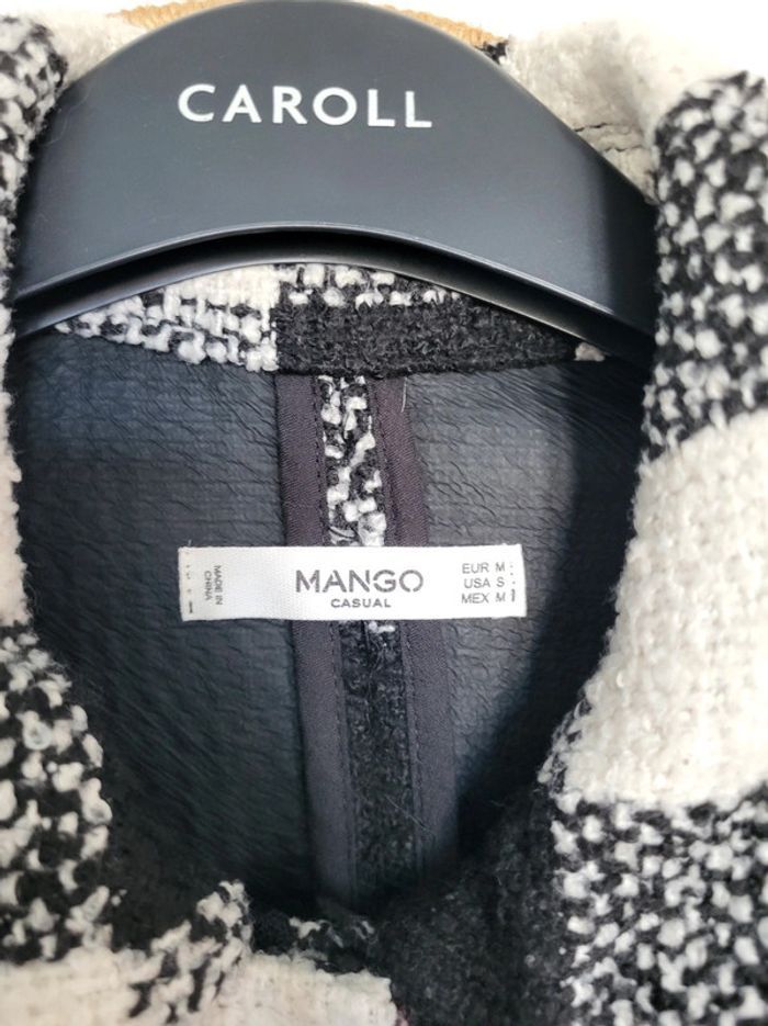 Veste Mango à carreaux chaude épaisse M - photo numéro 2