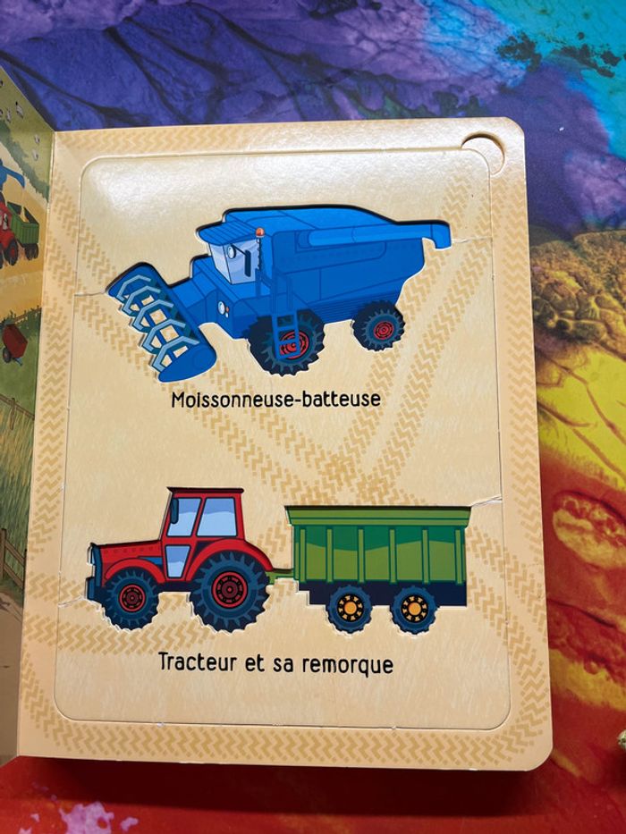 Livre enfant : Tracteurs et Camions * Livre Pochoir - photo numéro 5