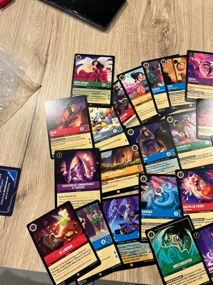 Super lot de 48 cartes Lorcana de Disney neuve - photo numéro 2