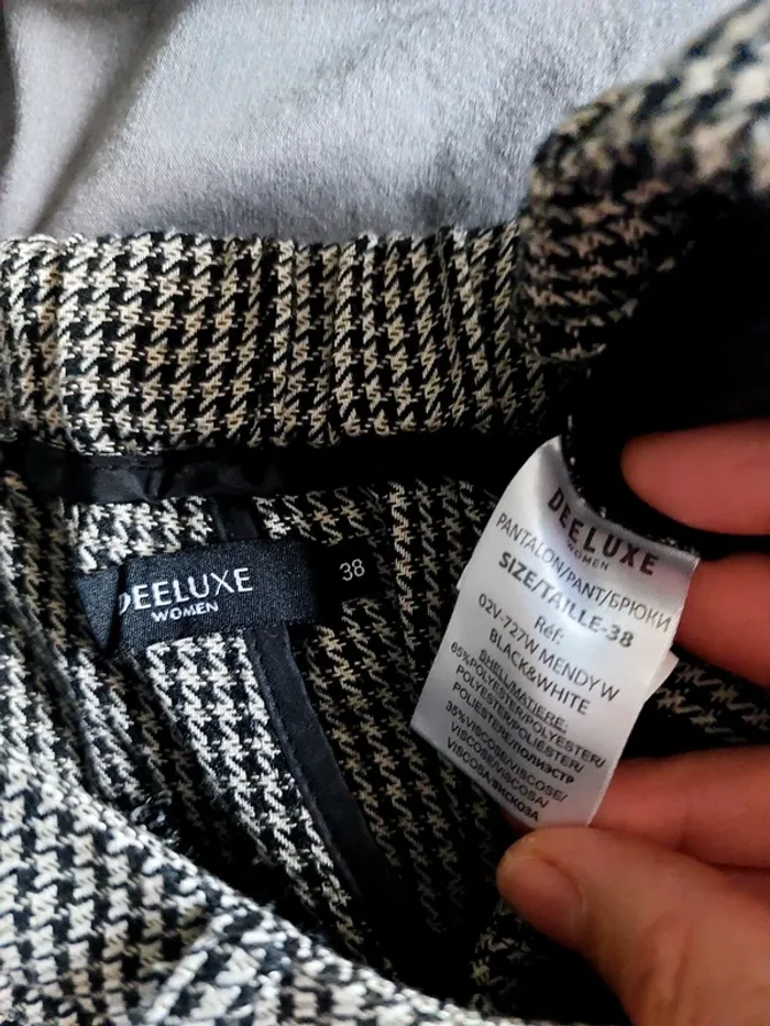 Pantalon large noir et gris - photo numéro 9