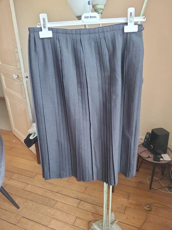 jupe plissée vintage taille 38