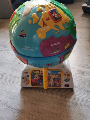 Globe terrestre puppy