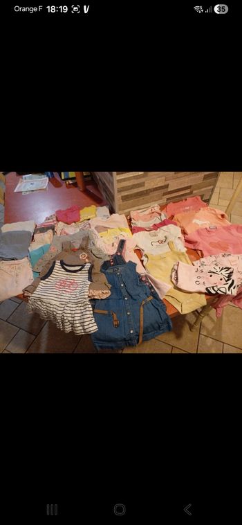 Lot N 1: vêtements fille " été " taille 3 mois