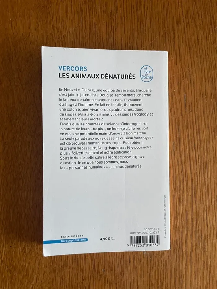 Livre les animaux dénaturés - photo numéro 2