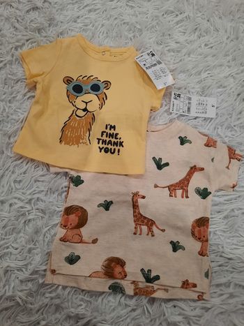 Tee shirt taille 1 mois