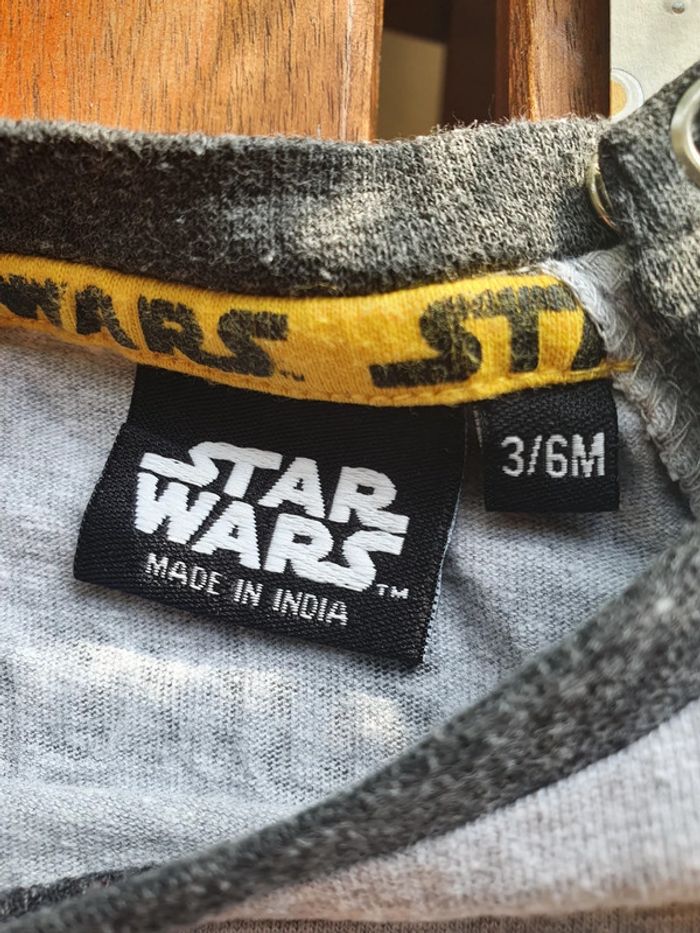 T-shirt manches longues Star Wars 6 mois Disney - photo numéro 4