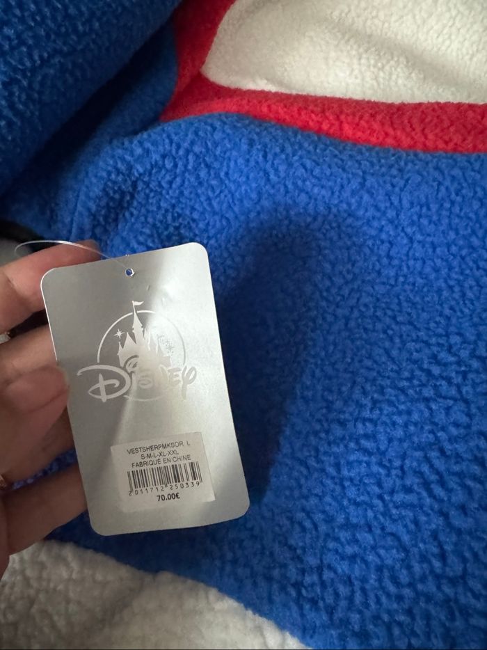 Veste polaire Mickey fantasia Disneyland Paris - photo numéro 2