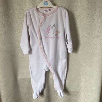 Pyjama licorne mains Moufles 9 mois Pommette