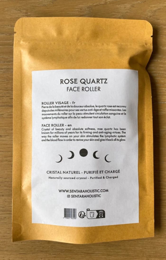 Roller Quartz Rose de Sentara Holistic NEUF - photo numéro 3