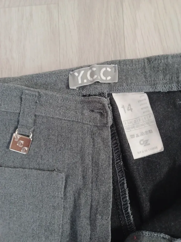 Pantalon effet velour enfant 14 ans - photo numéro 4