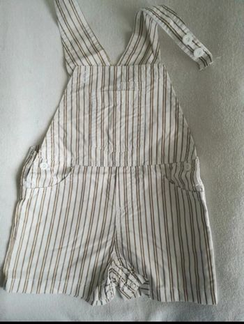 Salopette courte 6 mois garçon