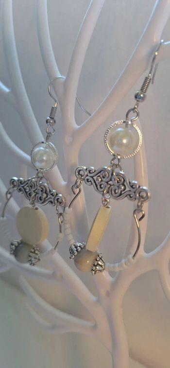 Boucles d’oreilles fait main pendantes bohèmes
