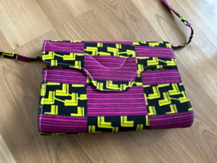Sac a main bandoulière artisanal wax Gassie - photo numéro 2
