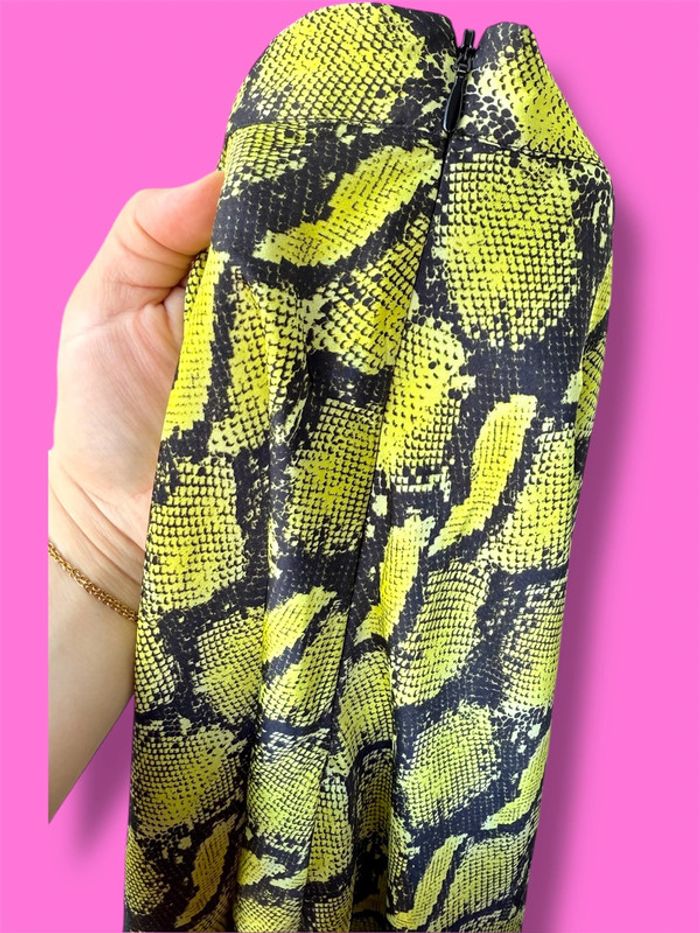 Jupe fluide imprimée python Monki - photo numéro 5