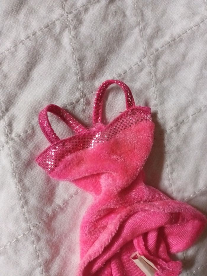 Robe courte barbie rose en éponge - photo numéro 5