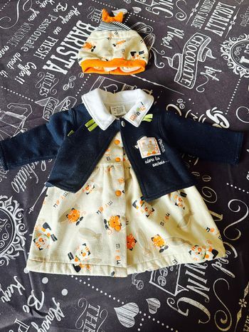 Ensemble robe + bonnet