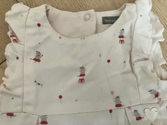 Lot 14 vêtements bébé fille 1 mois printemps/automne/hiver - photo numéro 6