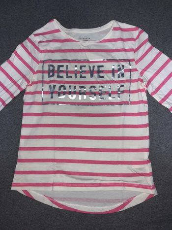 T-shirt longues manches 9-10 ans